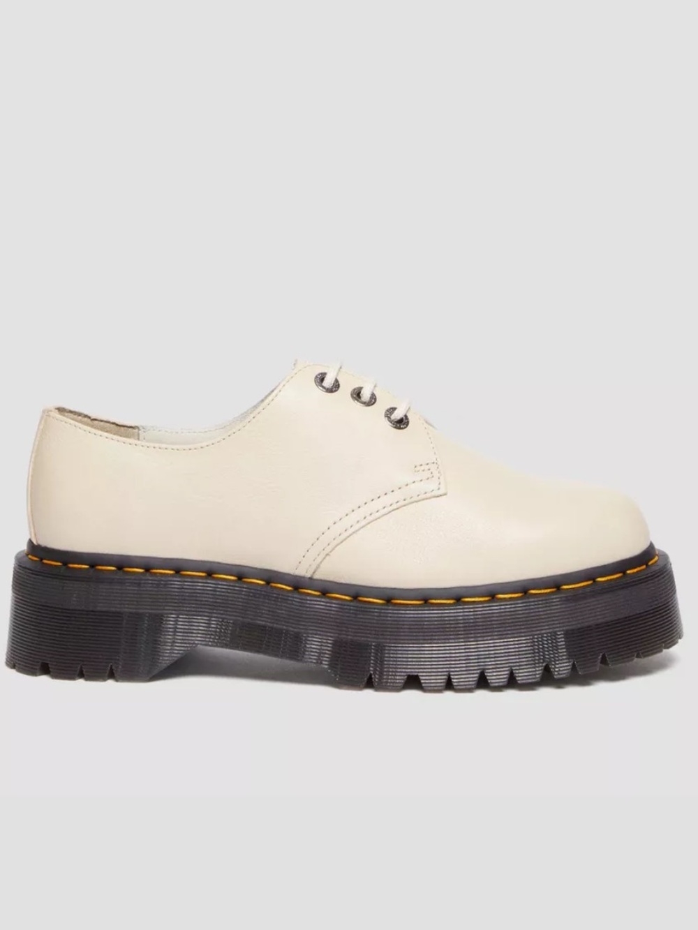 Dr. Martens 1461 II Pisa Leather Platform Parchment Beige Women’s size 8 NEW!!!